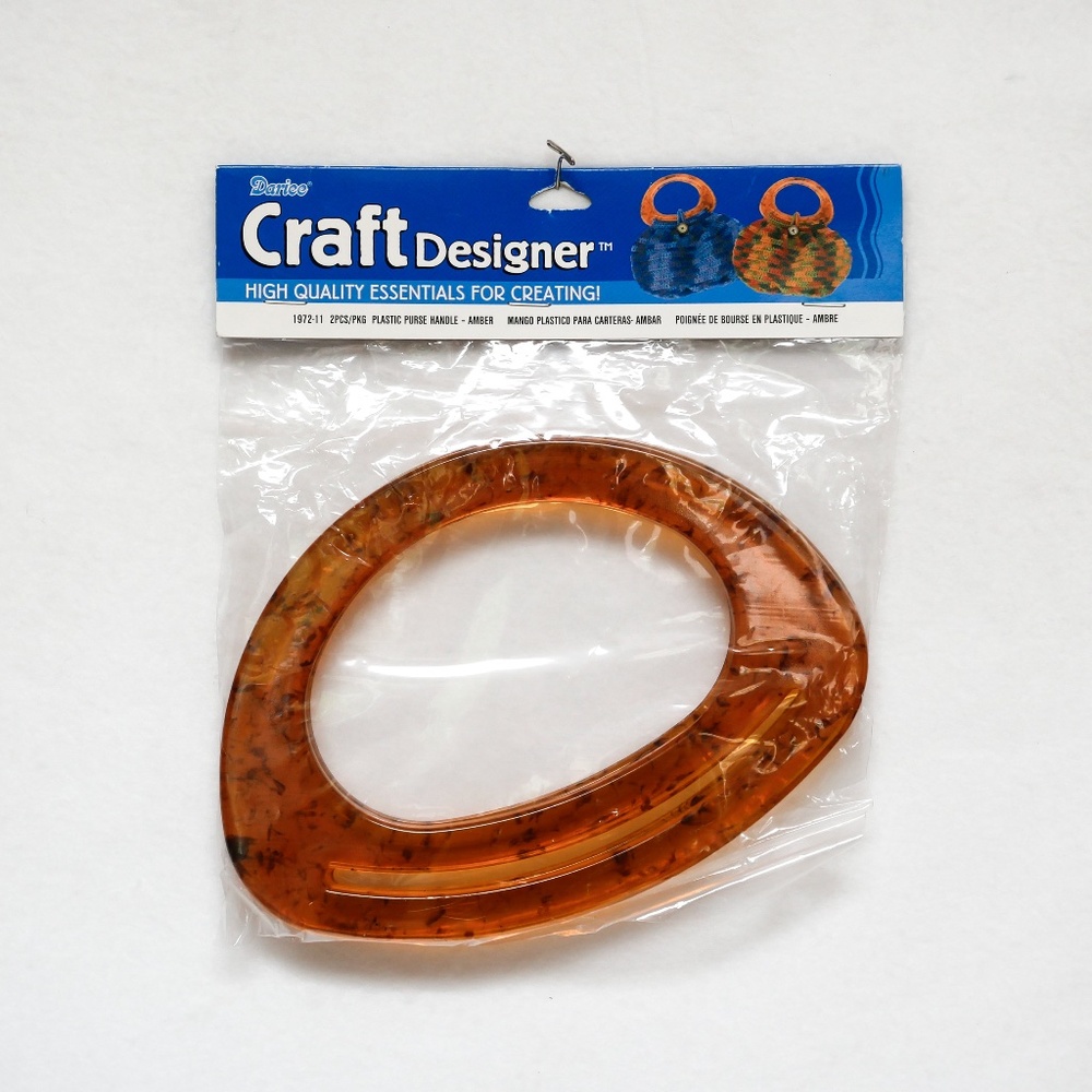 NWT - Vintage Craft Designer Darice purse handles - set of 2